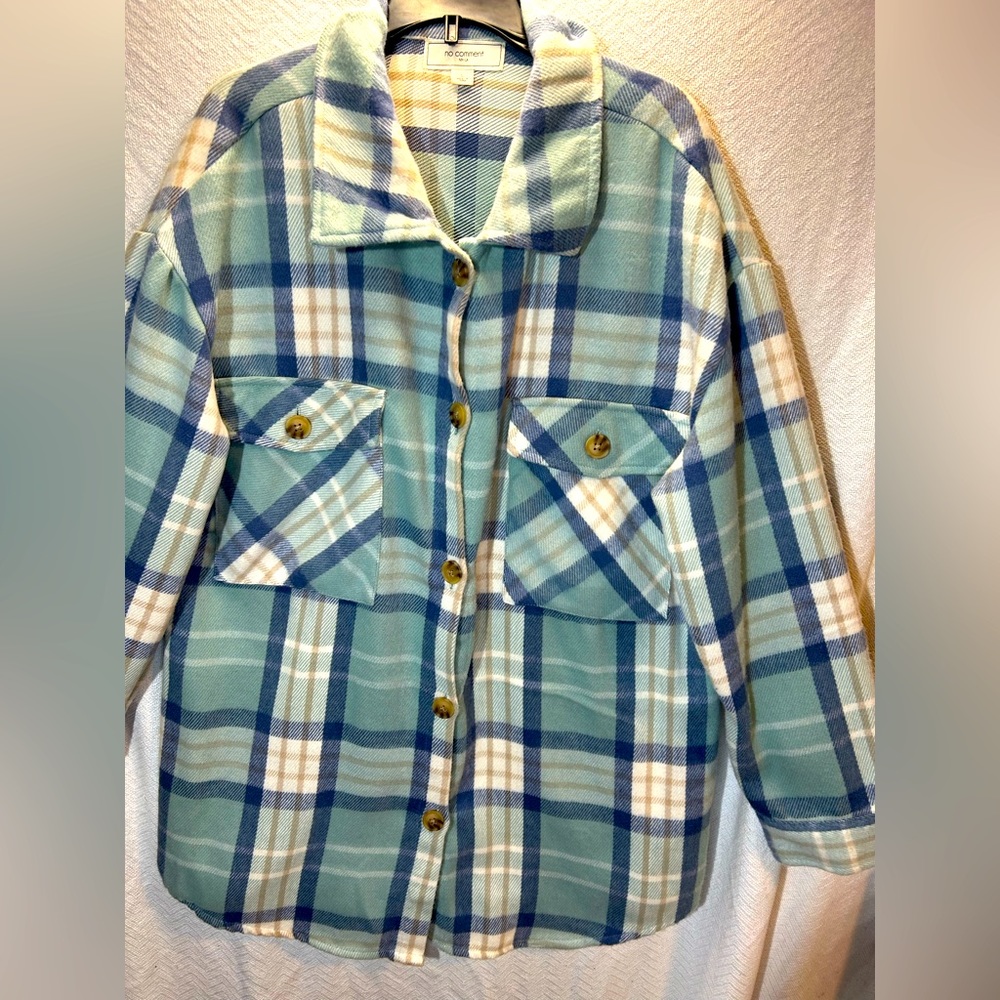 Large Flannel Sweater